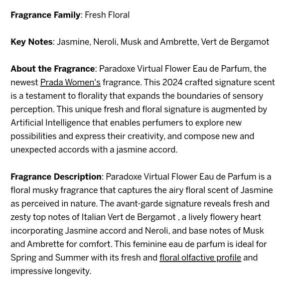 🆕 PRADA Paradoxe Virtual Flower Large Bottle Eau de Parfum 90ML - Picture 4 of 5
